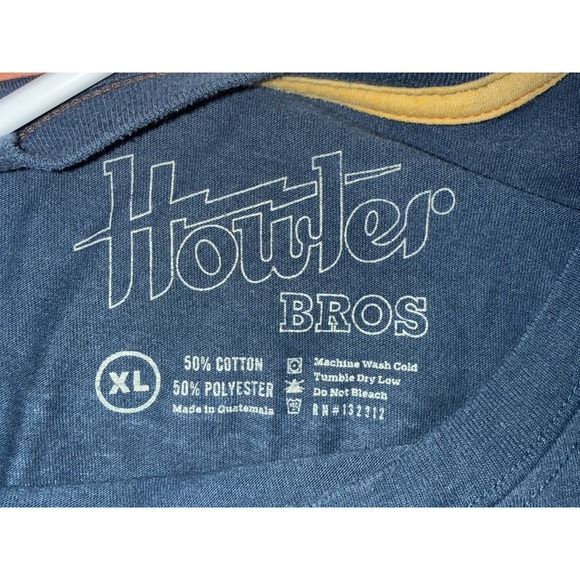 HOWLER BROTHERS Men's T Shirt Feed The Call Austin Tx Blue Tee Size XL - Picture 6 of 6